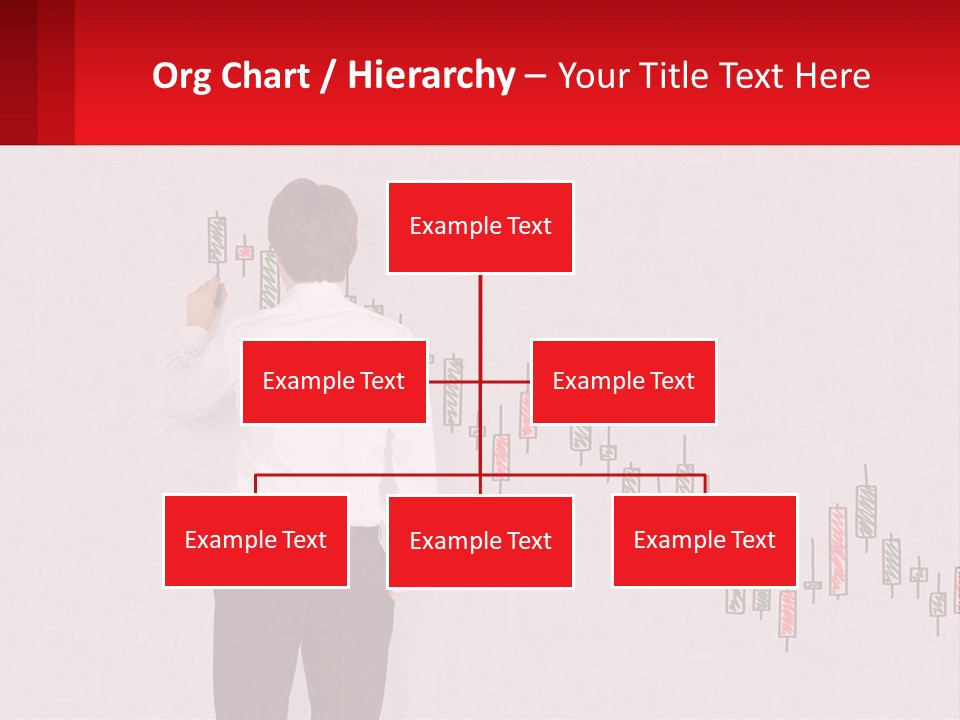 A Man Drawing A Chart On A Wall PowerPoint Template