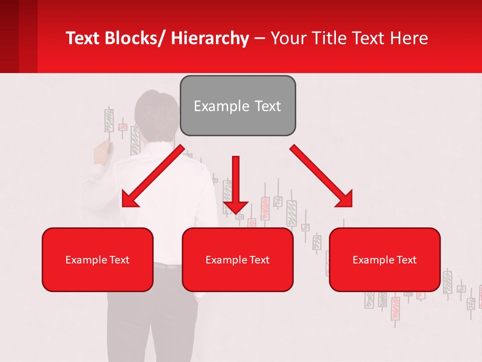 A Man Drawing A Chart On A Wall PowerPoint Template