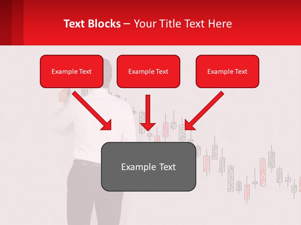 A Man Drawing A Chart On A Wall PowerPoint Template