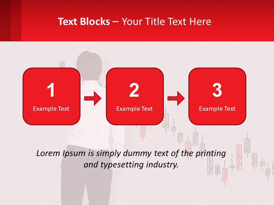 A Man Drawing A Chart On A Wall PowerPoint Template