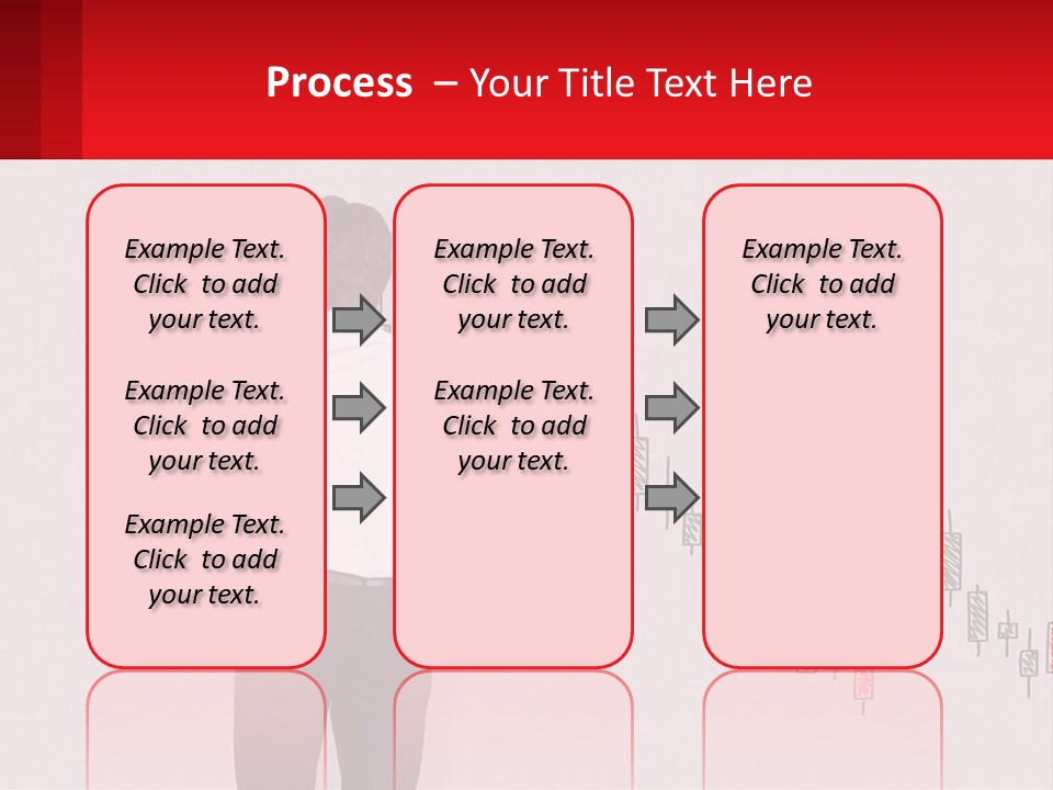 A Man Drawing A Chart On A Wall PowerPoint Template