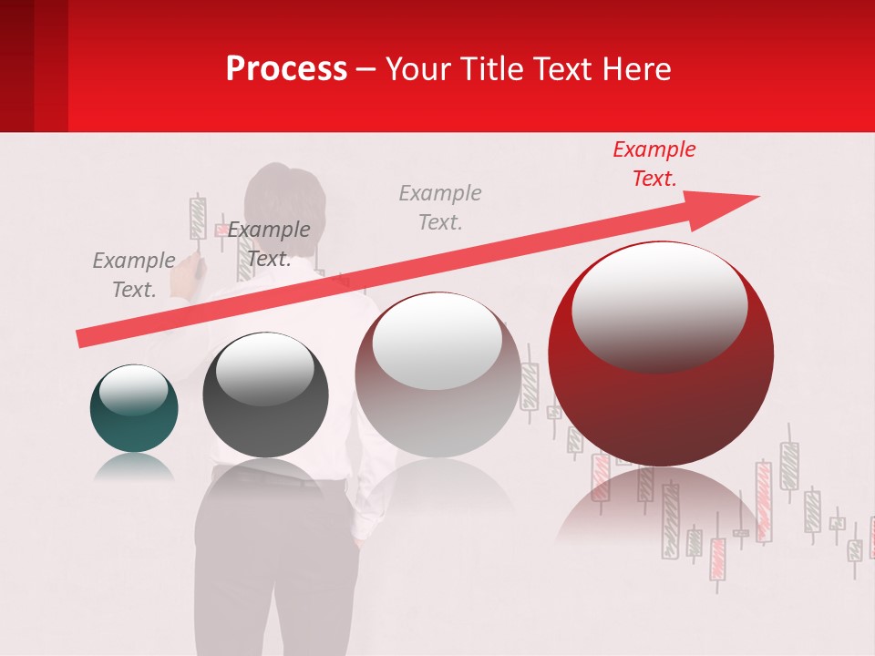 A Man Drawing A Chart On A Wall PowerPoint Template