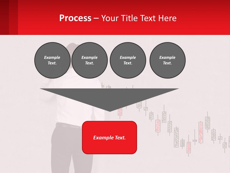 A Man Drawing A Chart On A Wall PowerPoint Template