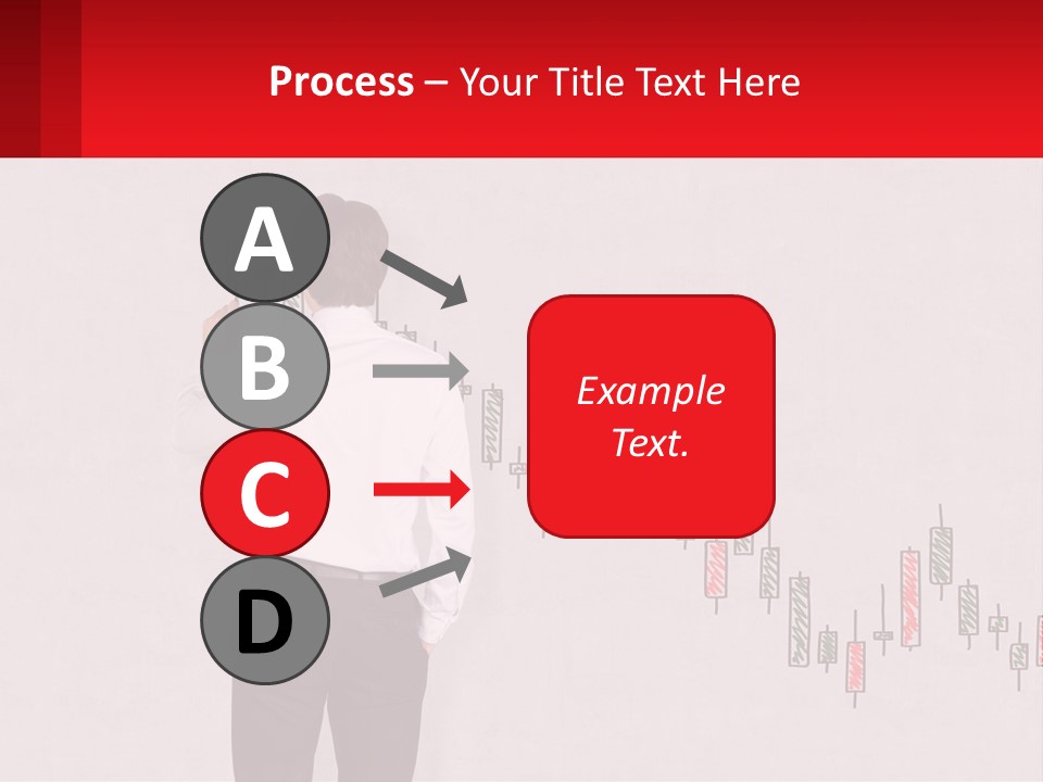 A Man Drawing A Chart On A Wall PowerPoint Template