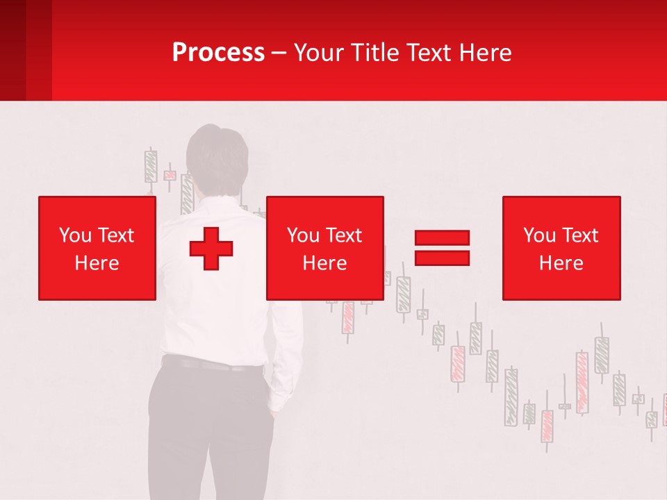A Man Drawing A Chart On A Wall PowerPoint Template
