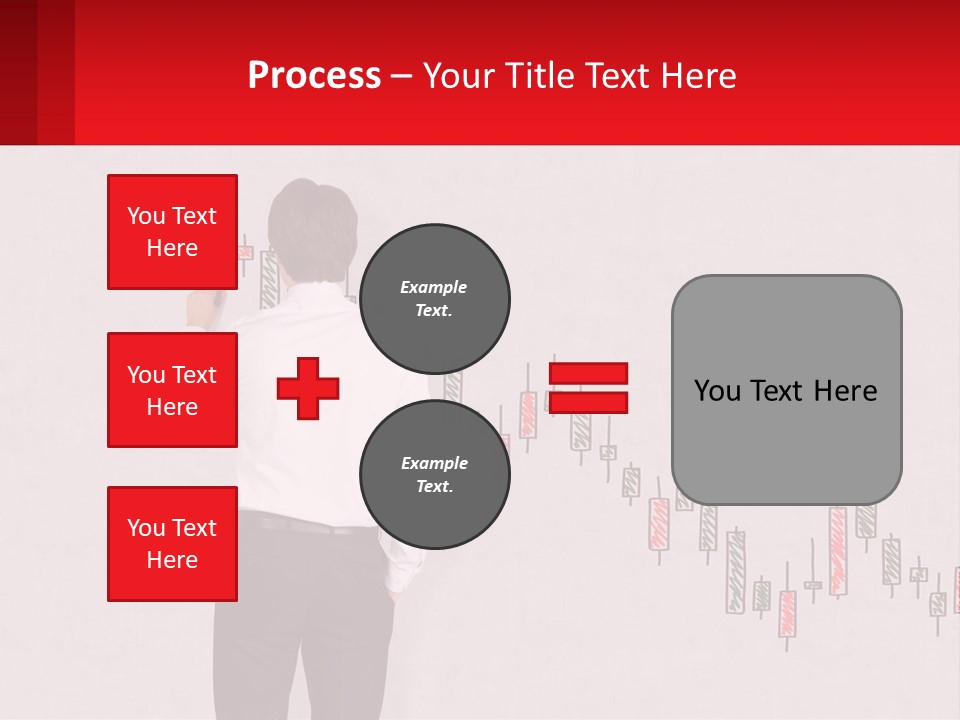 A Man Drawing A Chart On A Wall PowerPoint Template