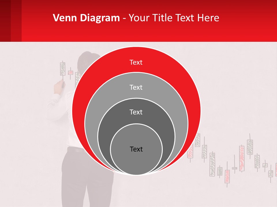 A Man Drawing A Chart On A Wall PowerPoint Template