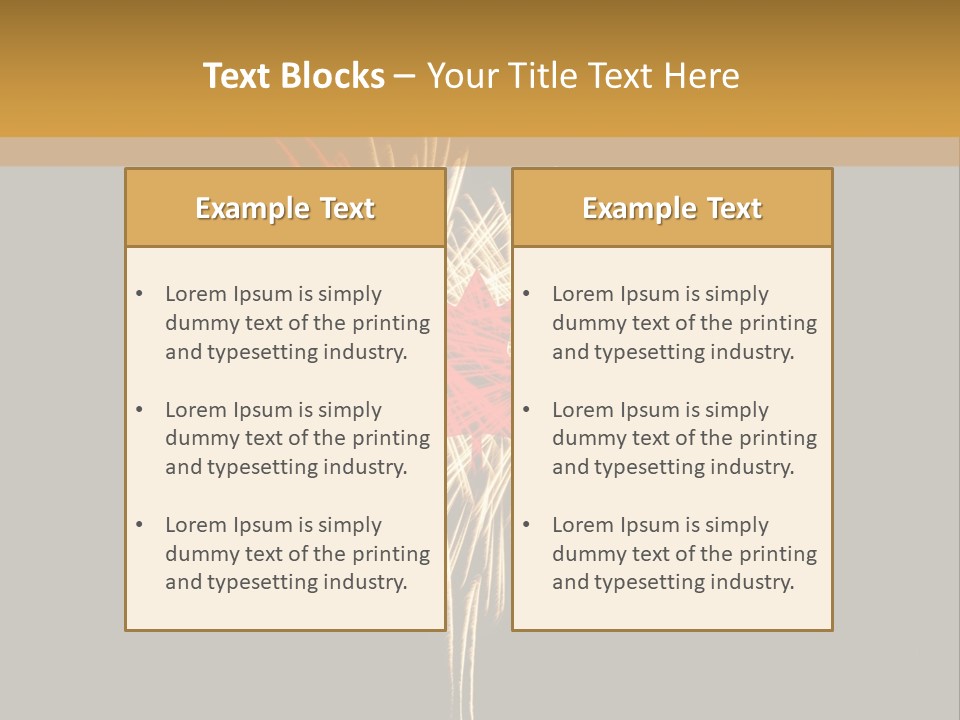 A Canadian Flag With Fireworks In The Background PowerPoint Template