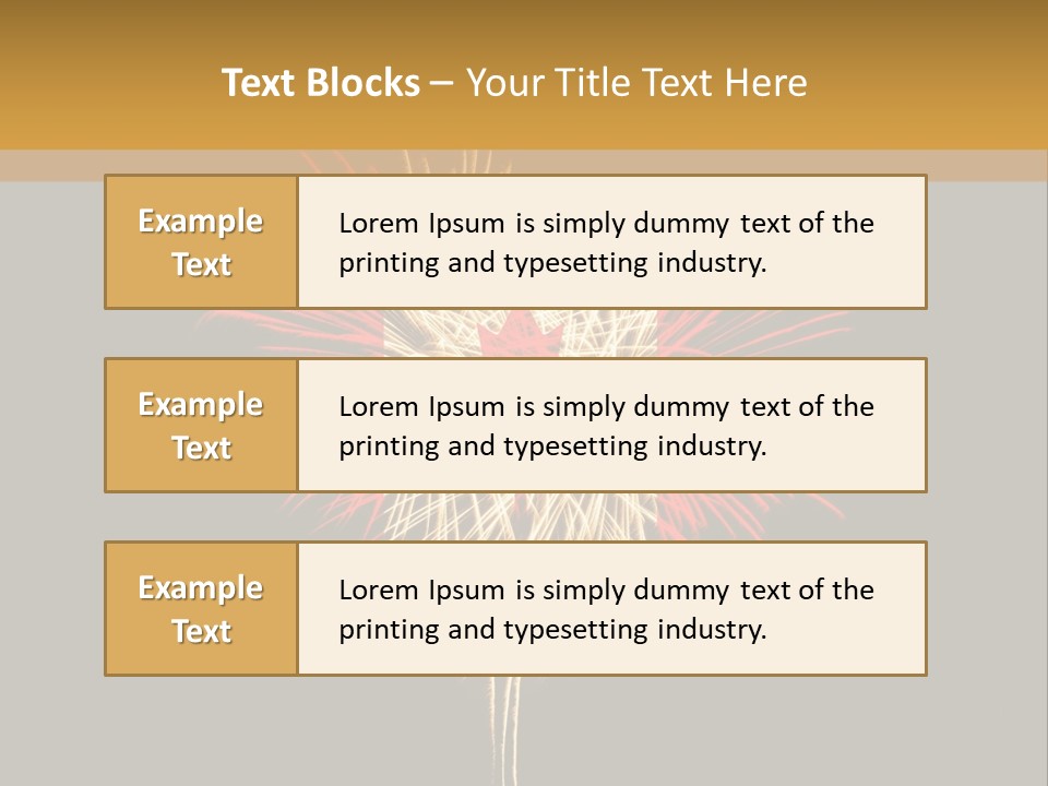A Canadian Flag With Fireworks In The Background PowerPoint Template
