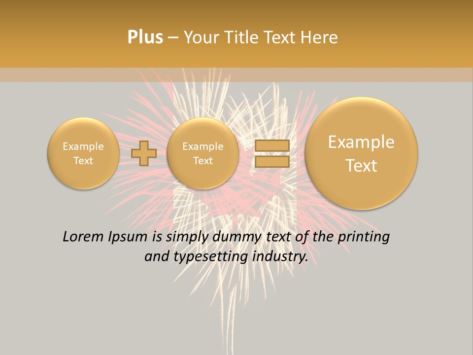 A Canadian Flag With Fireworks In The Background PowerPoint Template
