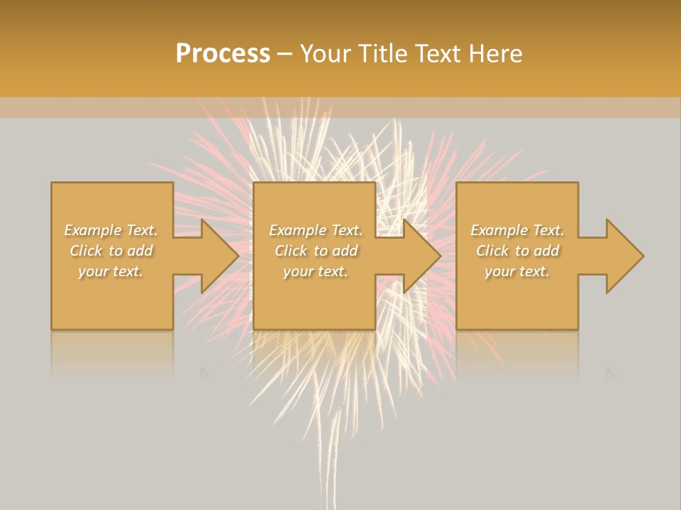 A Canadian Flag With Fireworks In The Background PowerPoint Template