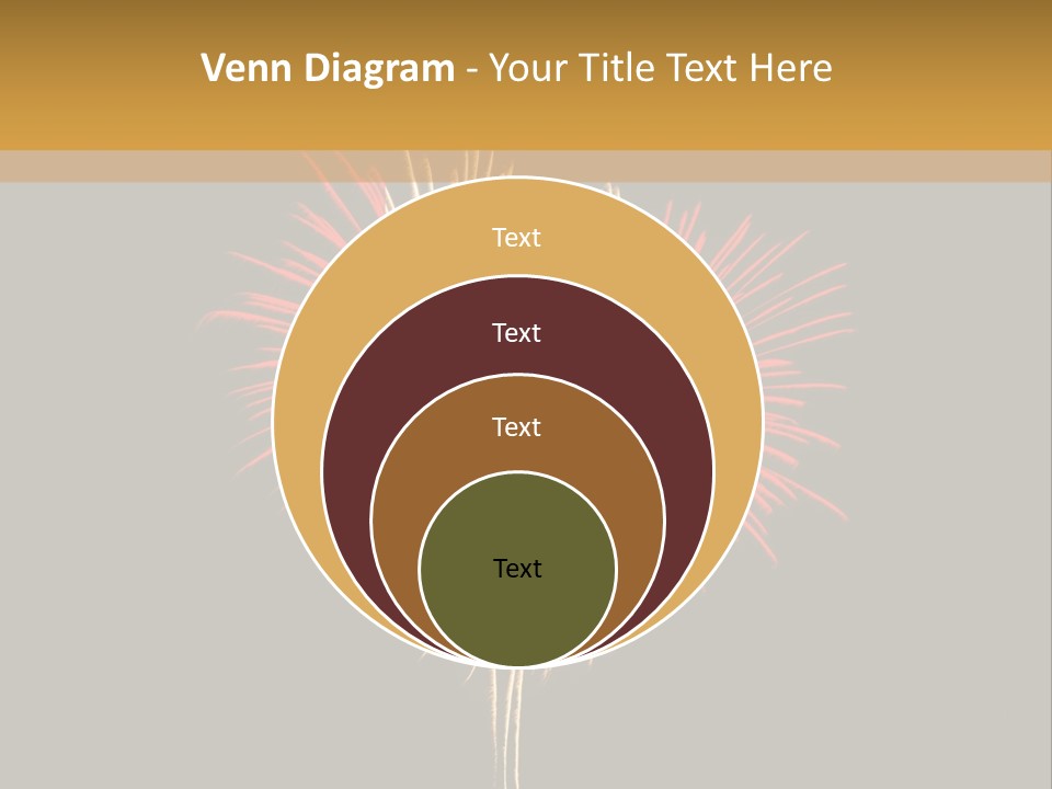 A Canadian Flag With Fireworks In The Background PowerPoint Template