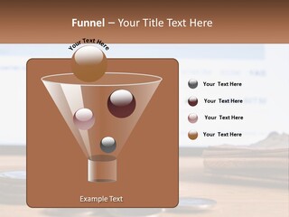 A Pile Of Coins Sitting On Top Of A Wooden Table PowerPoint Template