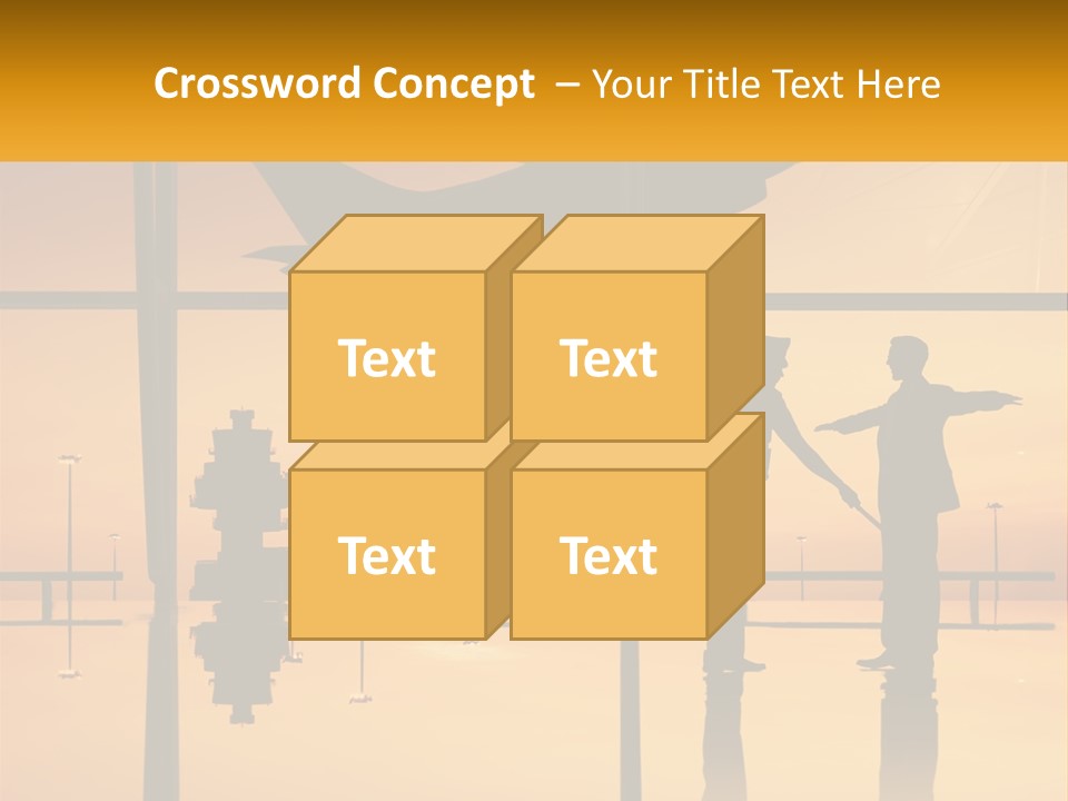 A Couple Of People That Are Standing In Front Of A Window PowerPoint Template