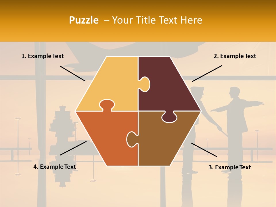 A Couple Of People That Are Standing In Front Of A Window PowerPoint Template