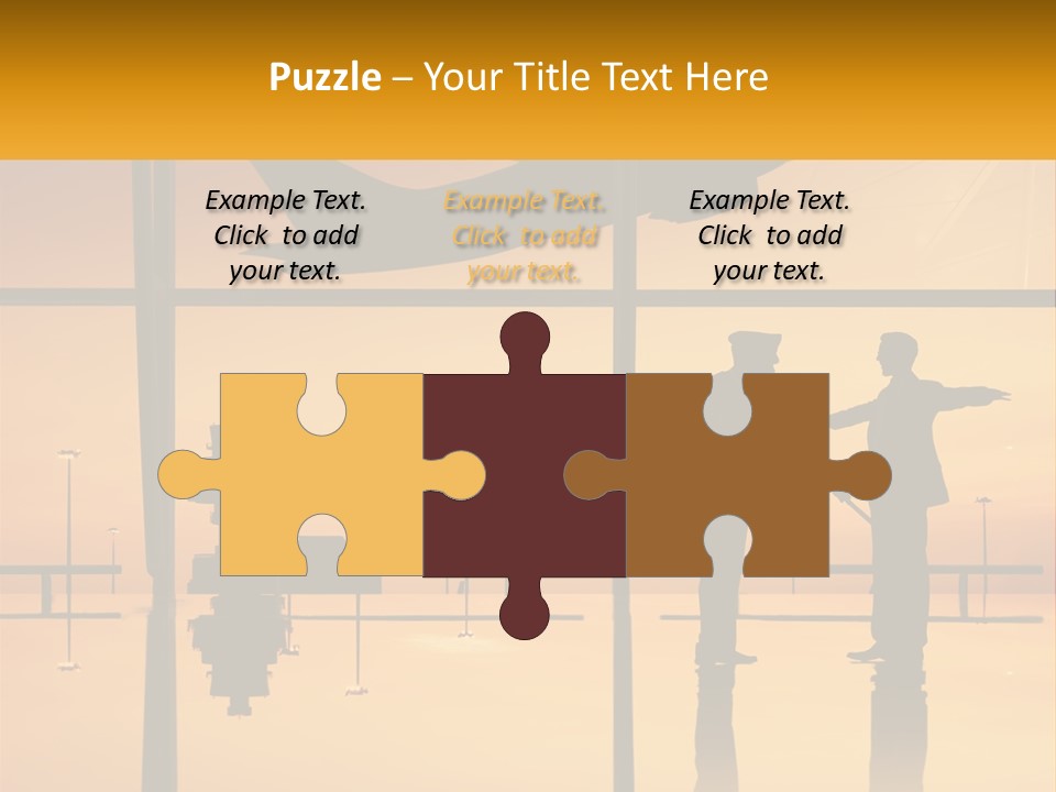 A Couple Of People That Are Standing In Front Of A Window PowerPoint Template