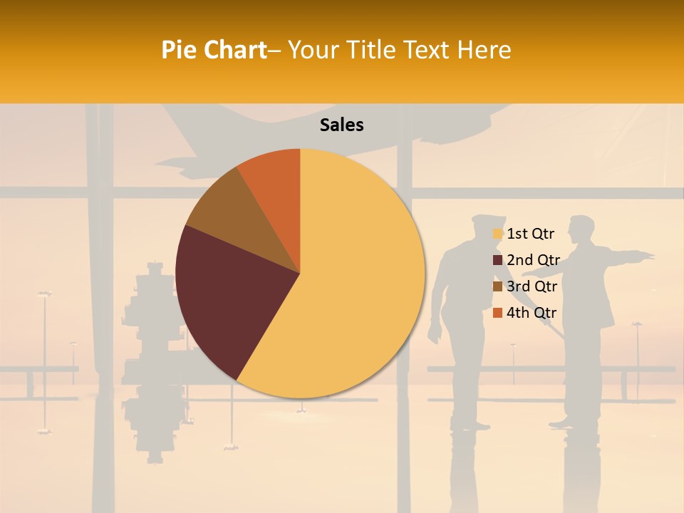 A Couple Of People That Are Standing In Front Of A Window PowerPoint Template
