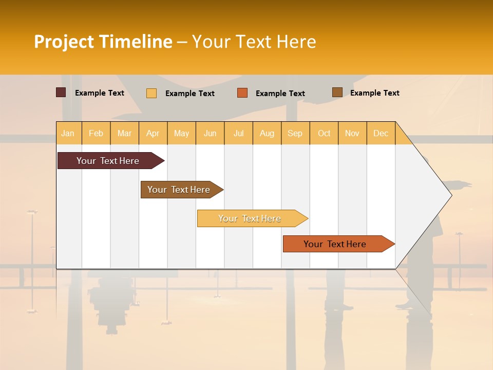 A Couple Of People That Are Standing In Front Of A Window PowerPoint Template