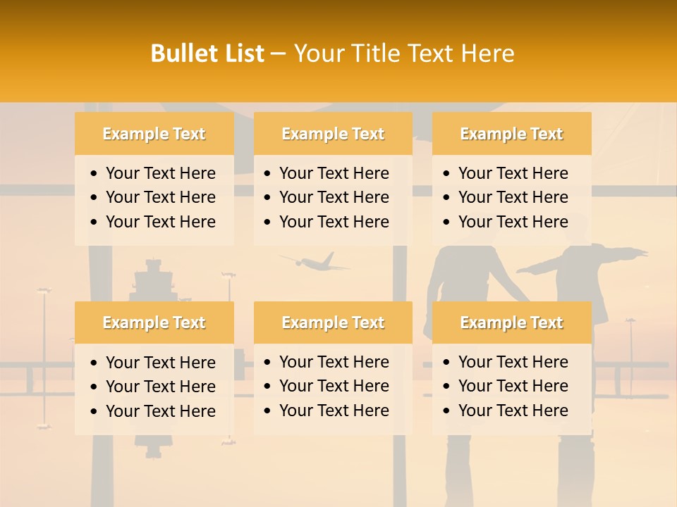 A Couple Of People That Are Standing In Front Of A Window PowerPoint Template
