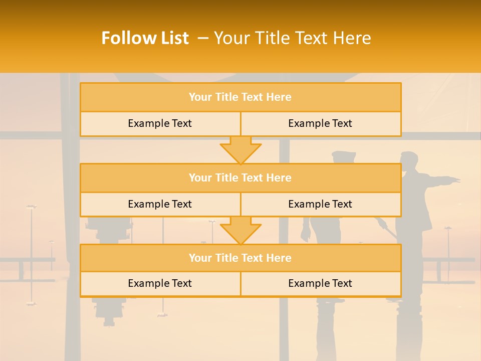 A Couple Of People That Are Standing In Front Of A Window PowerPoint Template
