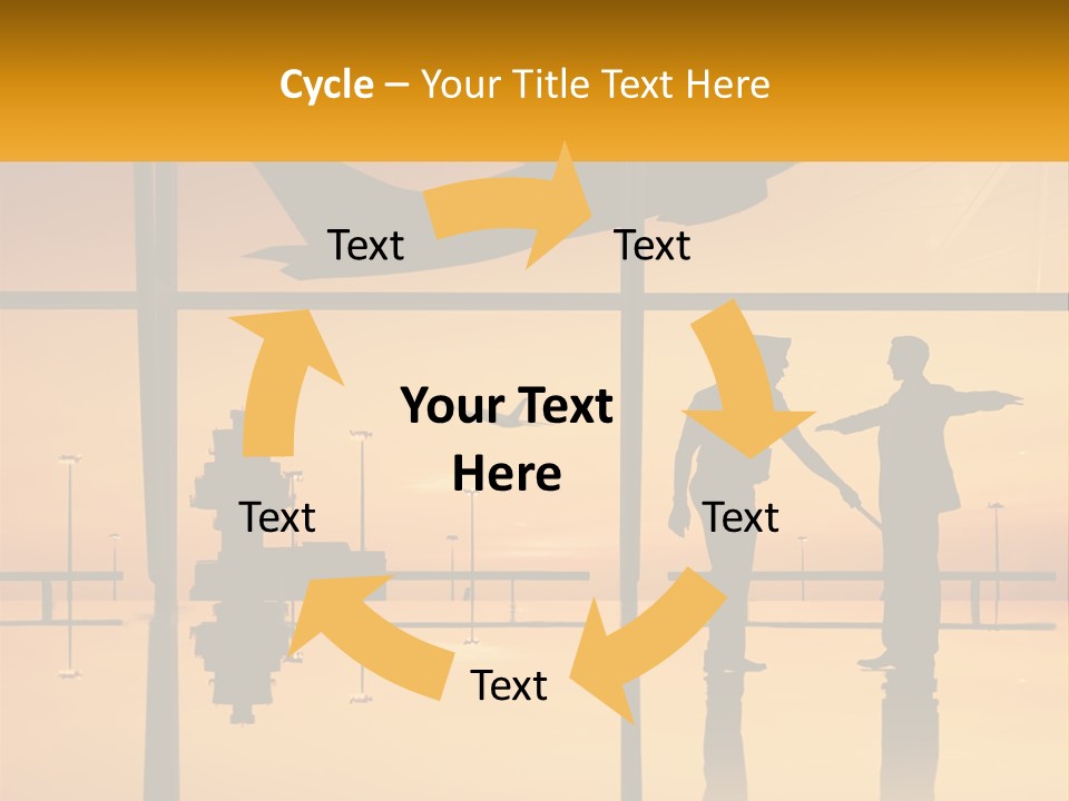 A Couple Of People That Are Standing In Front Of A Window PowerPoint Template