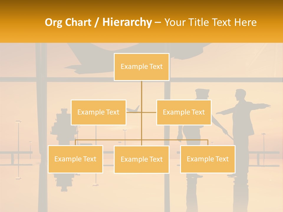 A Couple Of People That Are Standing In Front Of A Window PowerPoint Template