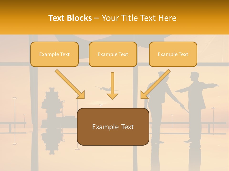 A Couple Of People That Are Standing In Front Of A Window PowerPoint Template