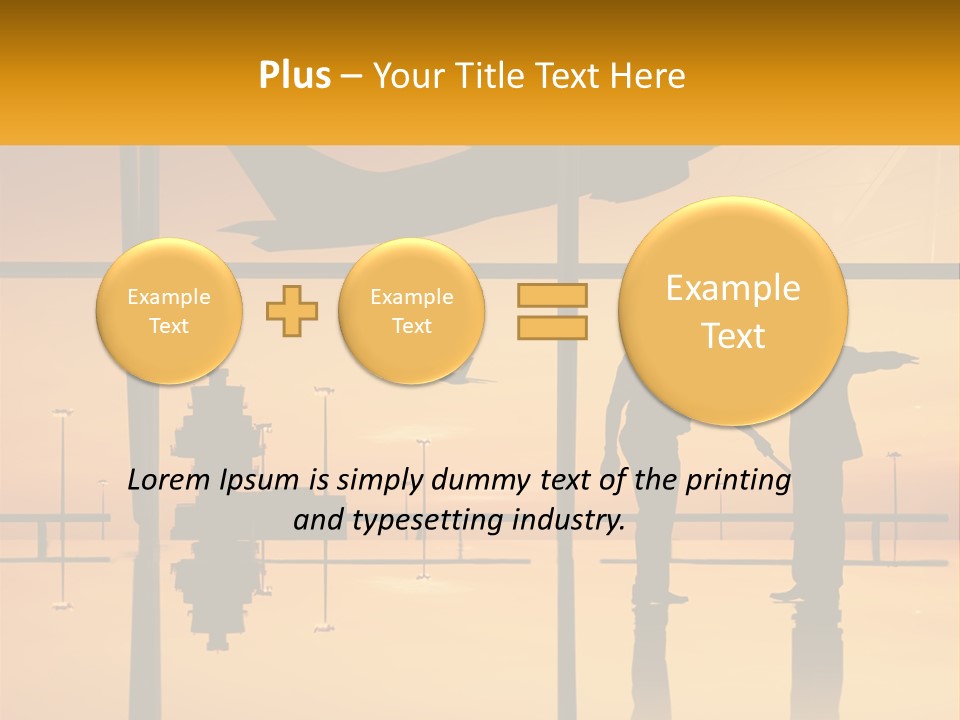A Couple Of People That Are Standing In Front Of A Window PowerPoint Template