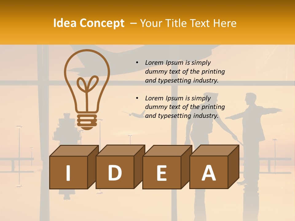 A Couple Of People That Are Standing In Front Of A Window PowerPoint Template