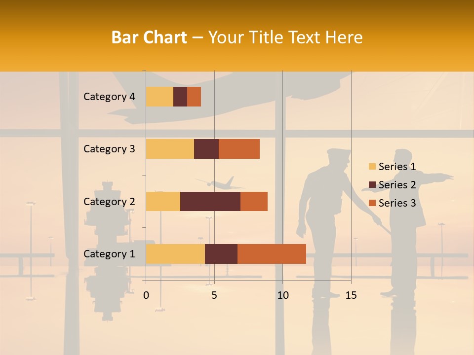 A Couple Of People That Are Standing In Front Of A Window PowerPoint Template