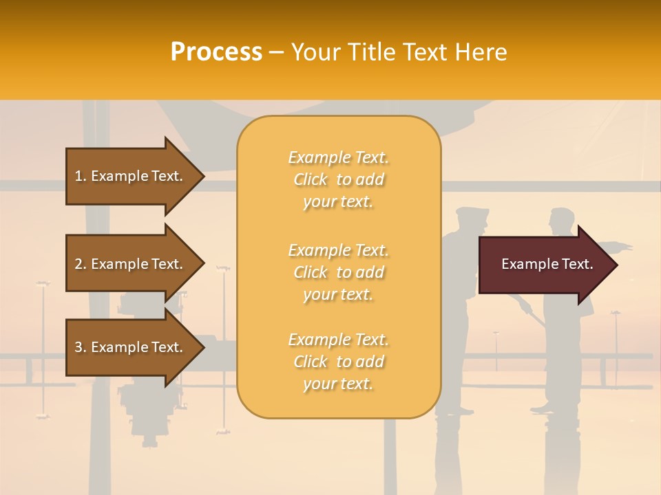 A Couple Of People That Are Standing In Front Of A Window PowerPoint Template