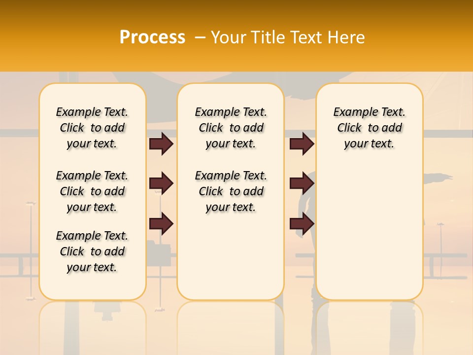 A Couple Of People That Are Standing In Front Of A Window PowerPoint Template