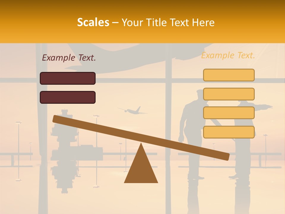 A Couple Of People That Are Standing In Front Of A Window PowerPoint Template
