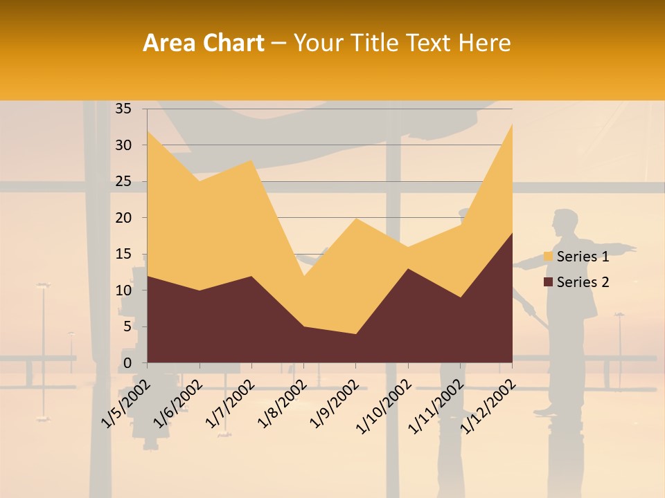 A Couple Of People That Are Standing In Front Of A Window PowerPoint Template