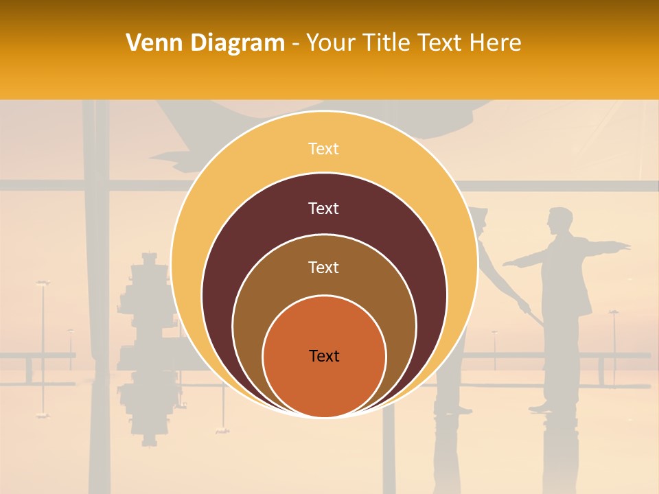 A Couple Of People That Are Standing In Front Of A Window PowerPoint Template
