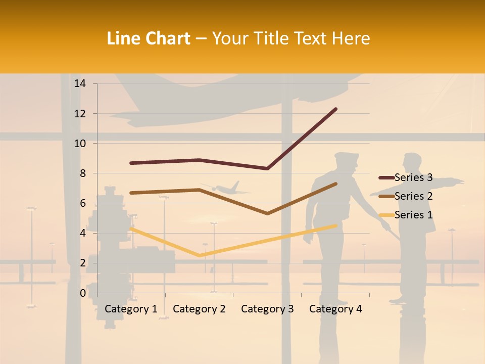 A Couple Of People That Are Standing In Front Of A Window PowerPoint Template