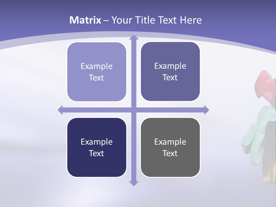 A Person Holding A Suitcase Full Of Items PowerPoint Template