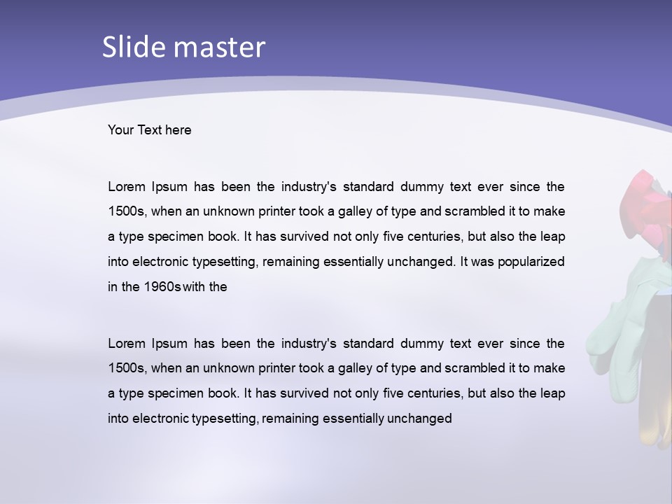 A Person Holding A Suitcase Full Of Items PowerPoint Template