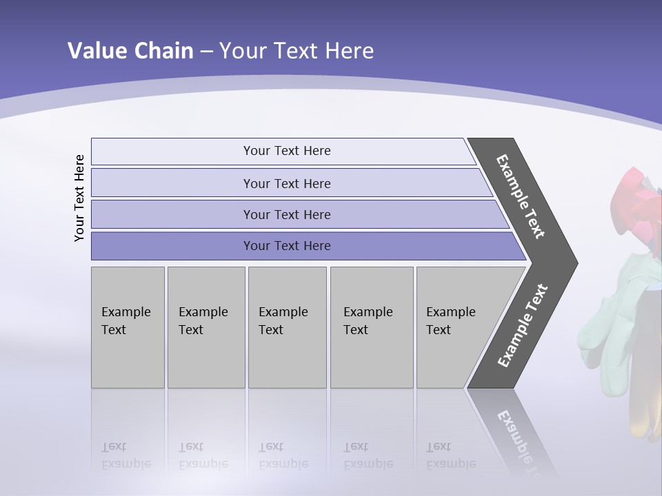 A Person Holding A Suitcase Full Of Items PowerPoint Template