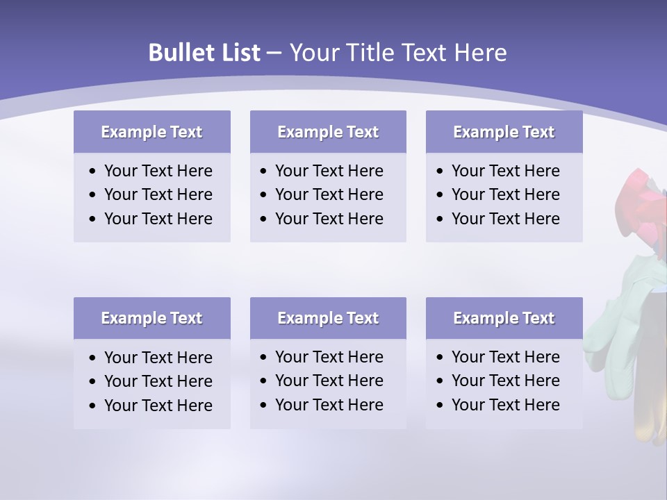 A Person Holding A Suitcase Full Of Items PowerPoint Template