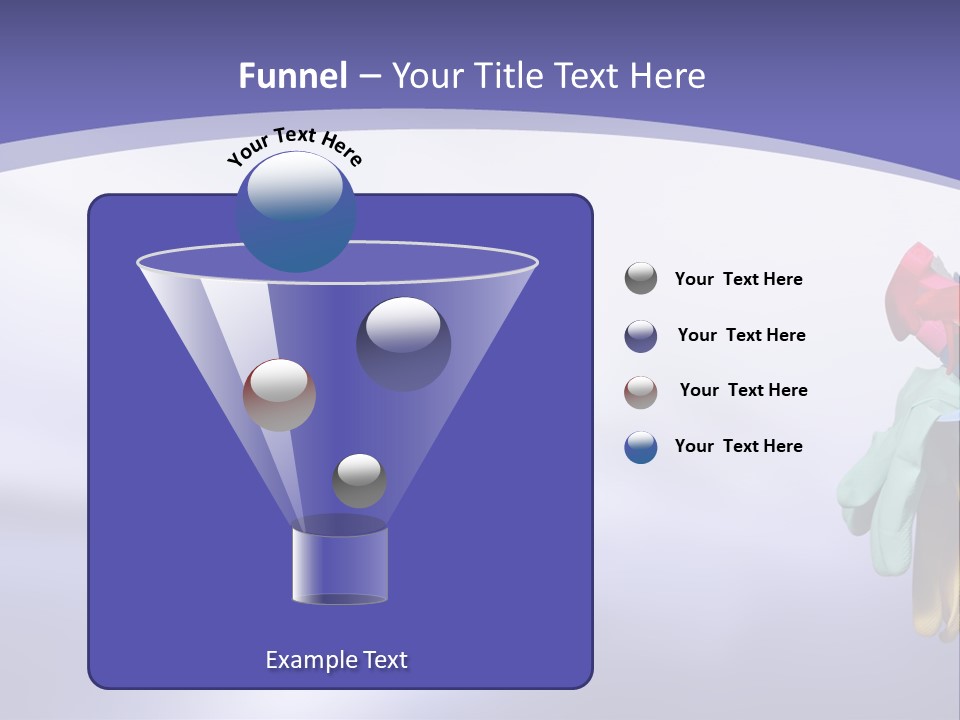 A Person Holding A Suitcase Full Of Items PowerPoint Template