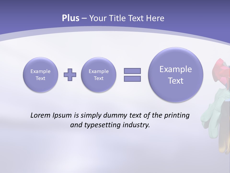 A Person Holding A Suitcase Full Of Items PowerPoint Template