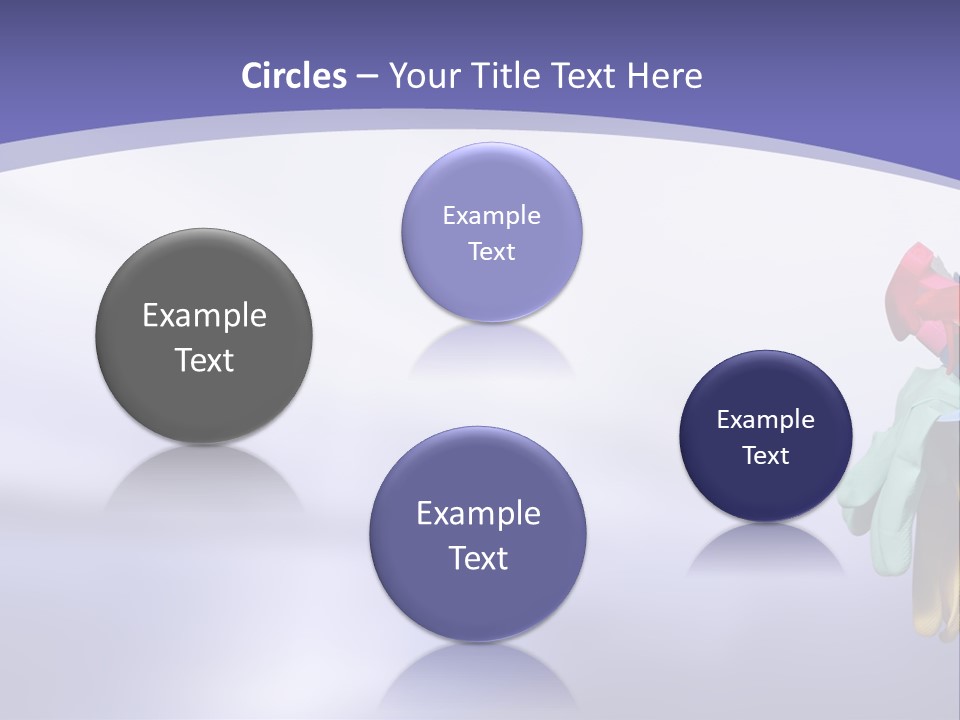 A Person Holding A Suitcase Full Of Items PowerPoint Template