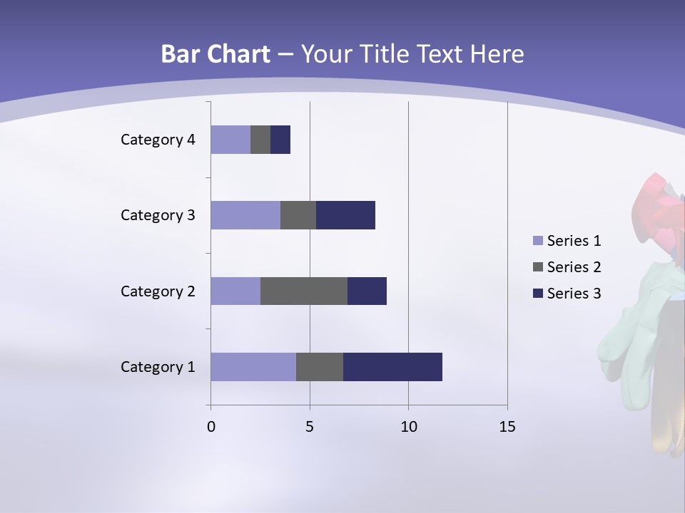 A Person Holding A Suitcase Full Of Items PowerPoint Template