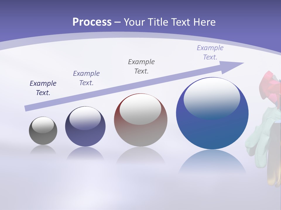 A Person Holding A Suitcase Full Of Items PowerPoint Template
