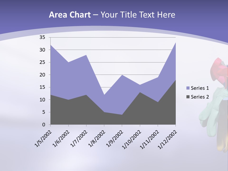 A Person Holding A Suitcase Full Of Items PowerPoint Template