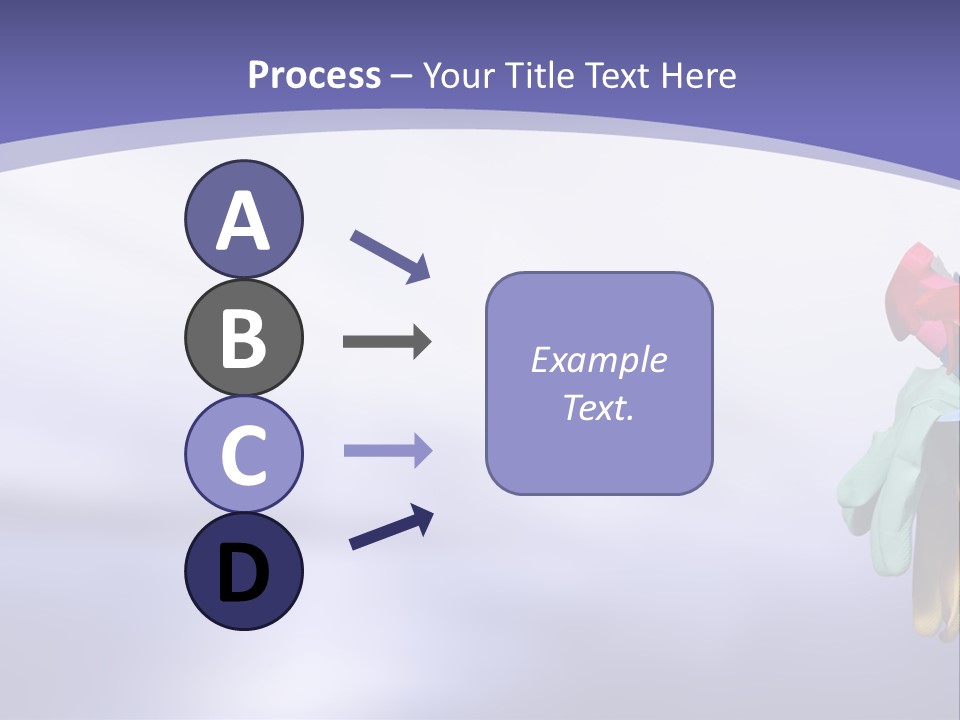 A Person Holding A Suitcase Full Of Items PowerPoint Template