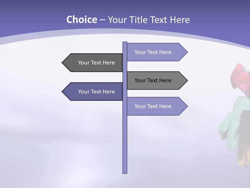 A Person Holding A Suitcase Full Of Items PowerPoint Template
