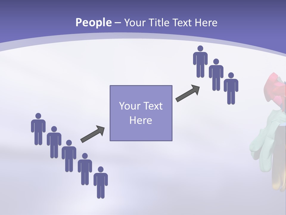 A Person Holding A Suitcase Full Of Items PowerPoint Template