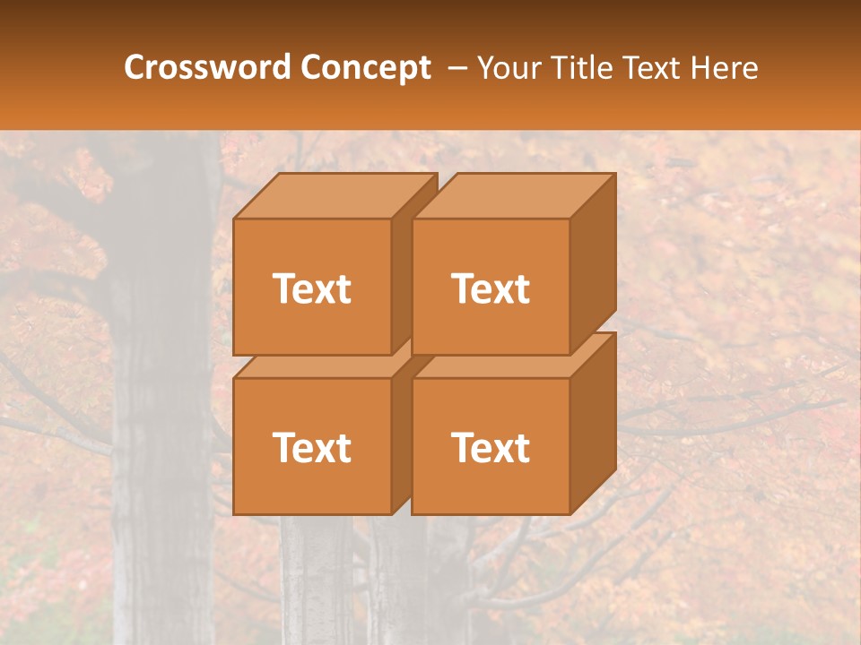 A Group Of Trees That Are Next To Each Other PowerPoint Template